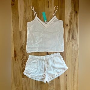 Pact Women's Sea Salt Breezy
Cotton Sleep Set